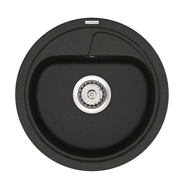 

Кухонная круглая мойка POLO PMR 01.45 Черный