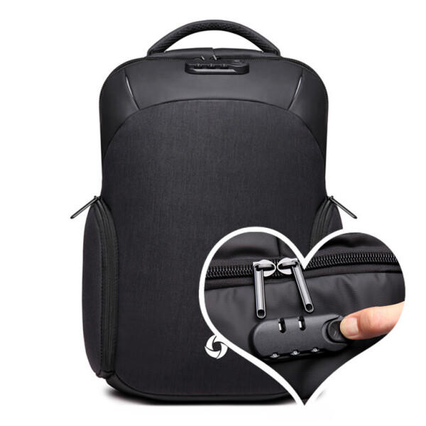 

Рюкзак Ozuko 8936 с отделением для ноутбука 15,6 и USB портом антивор черный