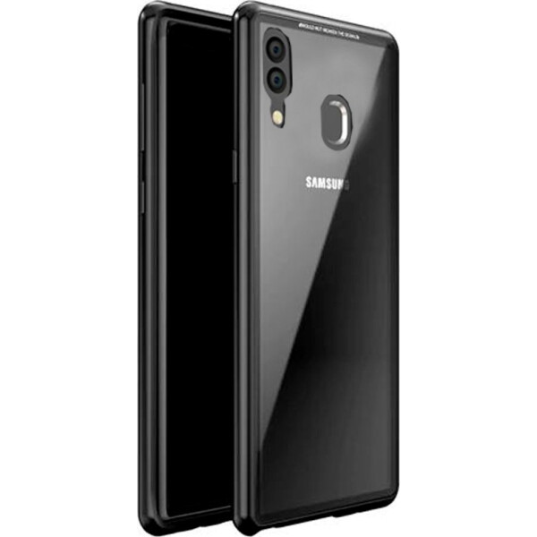 

Metal+Glass с магнитной защелкой для Samsung Galaxy A20 / A30 (Черный) (718408)