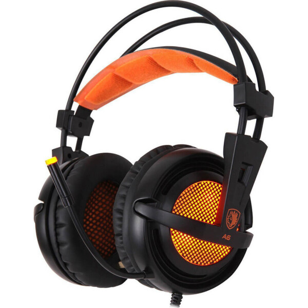 

Наушники Sades A6 7.1 Surround Sound (SA6-BO) Black / Orange