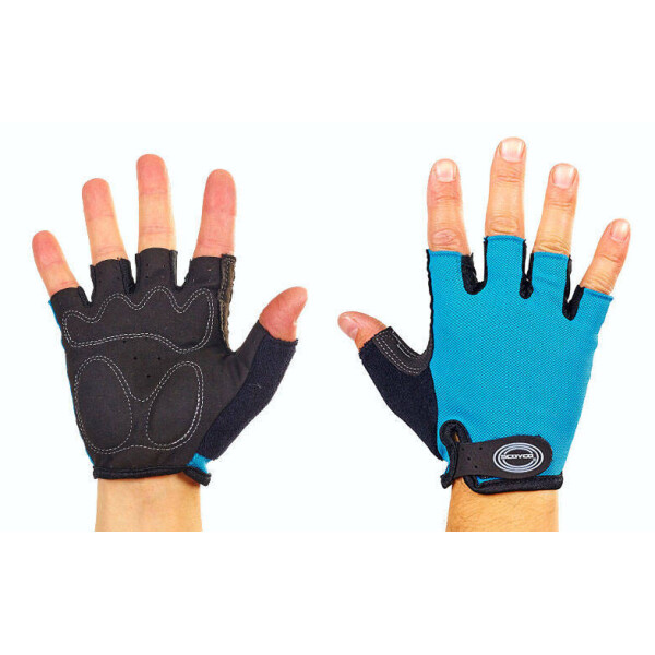 

Велоперчатки с открытыми пальцами SCOYCO ВG02 синие, размер L 080920