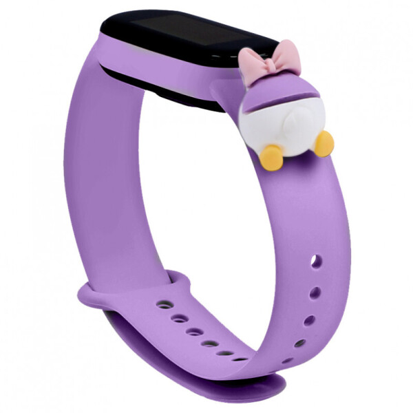 

Силиконовый ремешок Cartoon Face для Xiaomi Mi Band 5 (Сиреневый / Поночка) (930848)