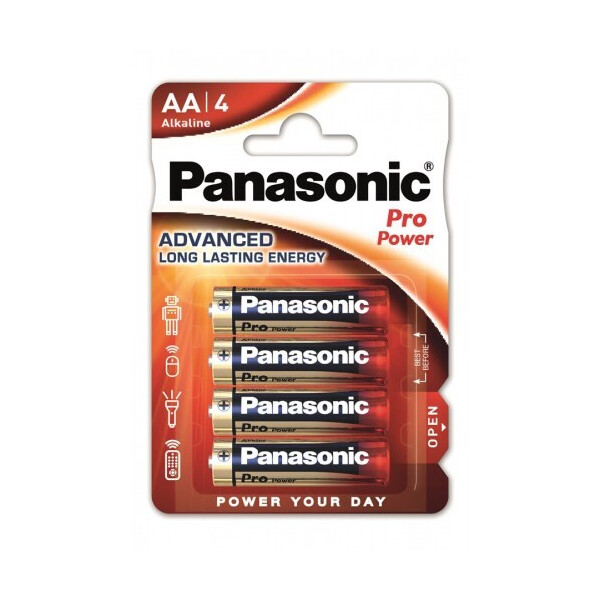 

Батарейка Panasonic PRO POWER AA BLI 4 ALKALINE (LR6XEG/4BP)