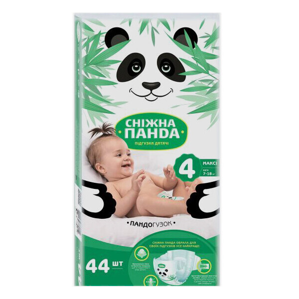 

Подгузники Snow Panda 4, 7-18 кг, 44 шт.