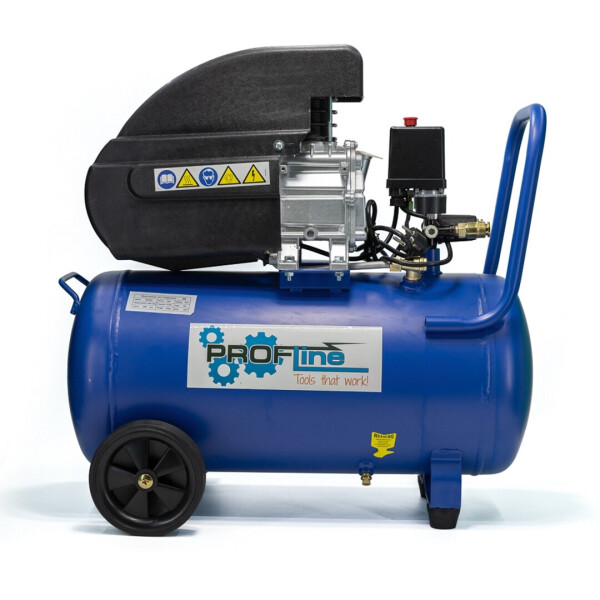 

Компреcсор 50л., 1,5 кВт, 220 В, 8 атм, 196 л/мин, 1 цилиндр, 2 выхода, BDM-50-2HP PROFLINE
