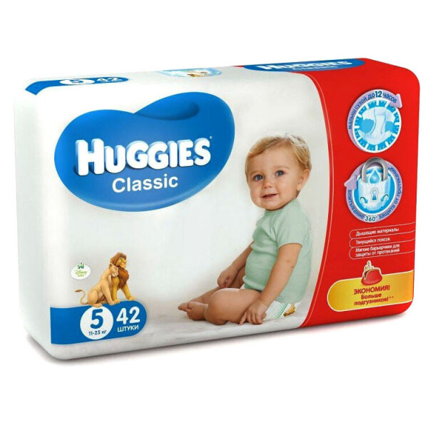 

Подгузники Huggies Classic Jambo 5, 42 шт.