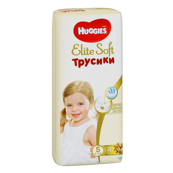 

Подгузники Huggies Elite Soft 5 Mega, 12-17 кг, 38 шт.