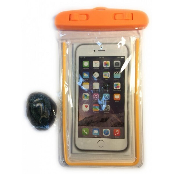 

Водонепроницаемый чехол для телефона и документов Waterproof Orange (to-253843)