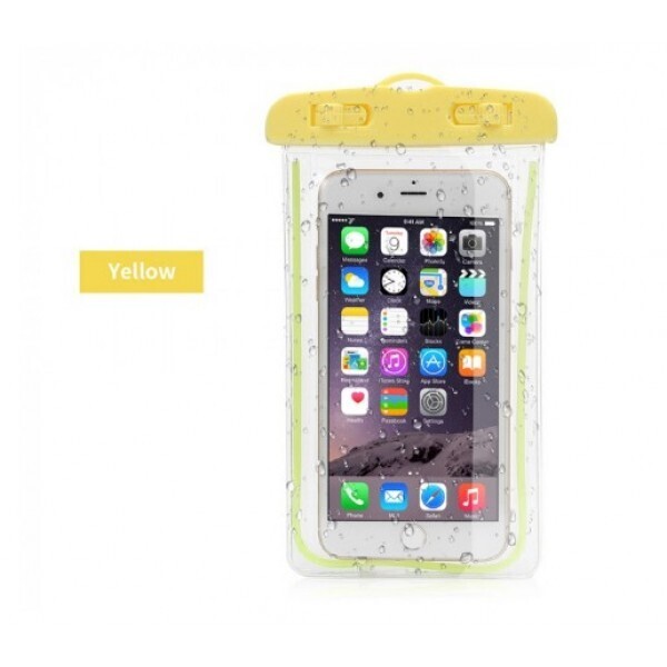 

Водонепроницаемый чехол для телефона и документов Waterproof Yellow (to-253843)