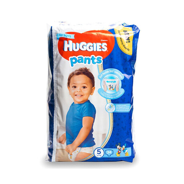 

Подгузники-трусики Huggies Pants 5, для мальчиков, 34 шт.