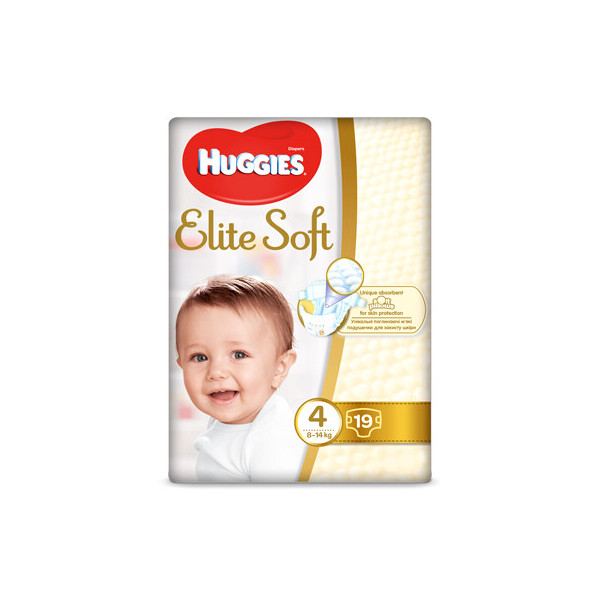 

Подгузники Huggies Elite Soft 4, 19 шт.