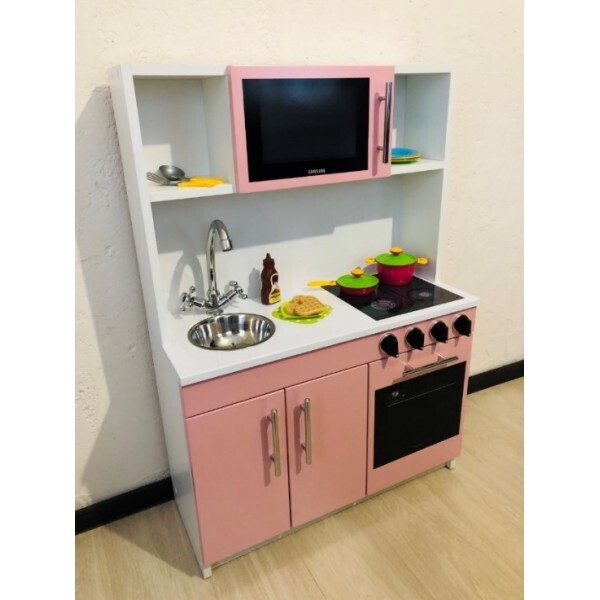 

Игровой набор VHRD Детская кухня с плитой, раковиной, духовкой и микроволновой печью Розовый (VD004)