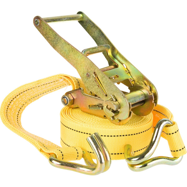 

Стяжка груза 5Т. ST-212D-14 YL 50мм х 14м (мех.+трос)