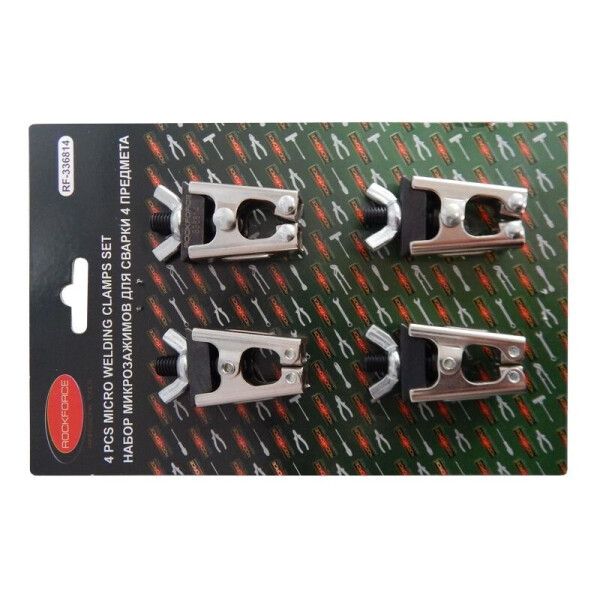 

Комплект зажимов для сварочных работ, 4 пр. на упаковке, RF-336814 ROCKFORCE