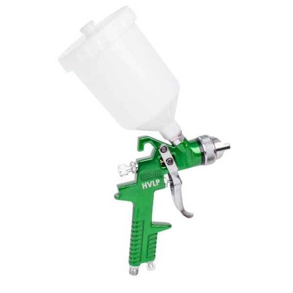 

Краскопульт пневматический HVLP , ф. 1.3мм, В/Б, 600мл, 3.5-5bar. (PT-0102 Intertool)