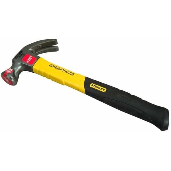 

Молоток 450г "Graphite Curve Claw" с гвоздодером, 1-51-505 Stanley