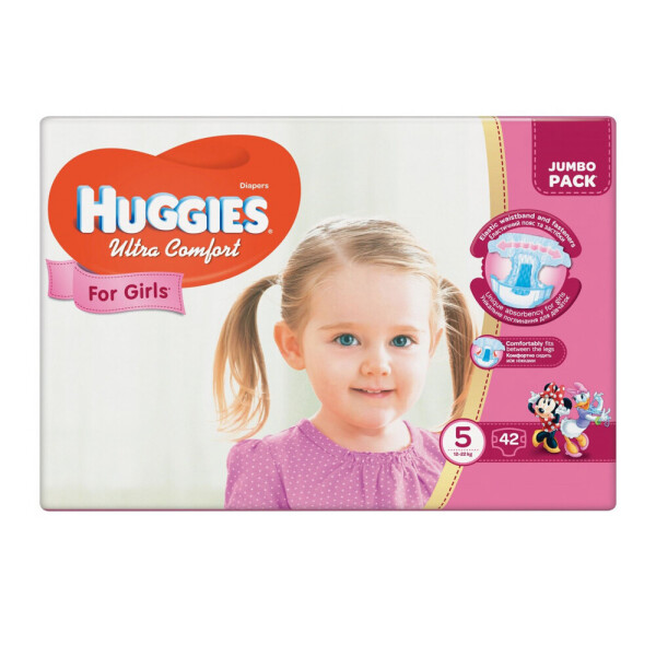 

Подгузники для девочек Huggies, 15-22 кг, 42 шт.