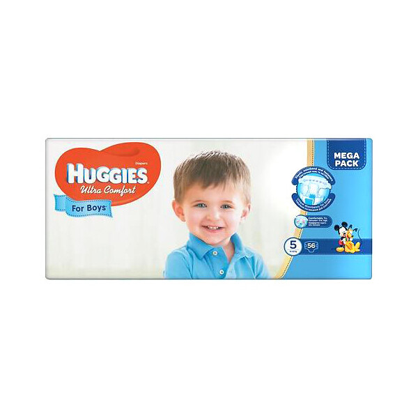 

Подгузники Huggies Ultra Comfort 5, для мальчиков, 56 шт.