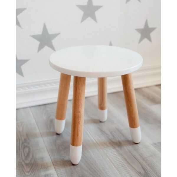 

Детский табурет Baby Room Белый (BR016)