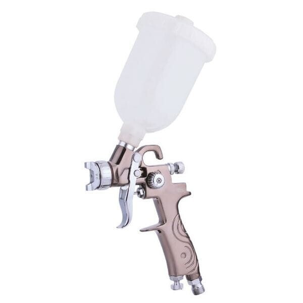 

Краскопульт пневматический тип LVMP верхний пластиковый бачок, d=1, 0мм, K-350-1.0 AUARITA