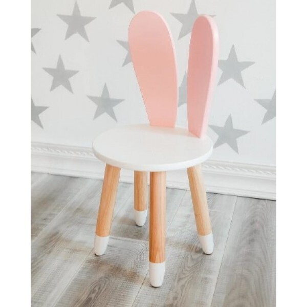 

Детский стул Зайка с хвостиком Baby Room Розовый (BR019)