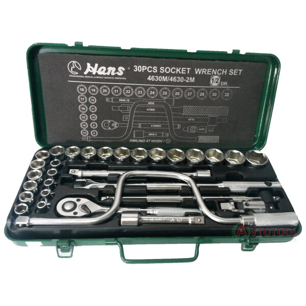 

Наб гол 1/2" 30 пр 6гр (8-32 мм) (4630M HANS tools)