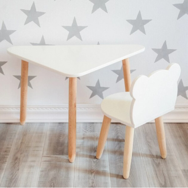

Детский стол Baby Room + стул Белый (BR013)