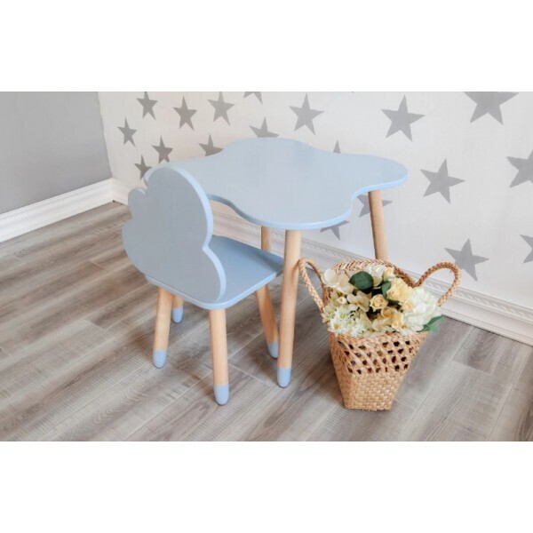 

Детский стол Baby Room + стул Голубой (BR001)