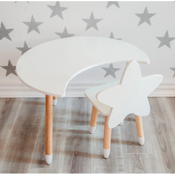 

Детский стол Луна Baby Room + стул Белый (BR010)