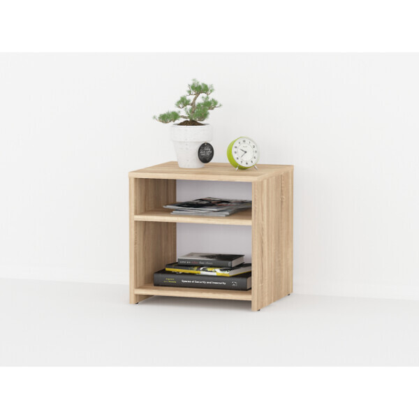 

Комплект прикроватных открытых тумбочек (2 штуки), тумба в спальню VHRD 390х402х370 мм Дуб Сонома (MV-100_D)