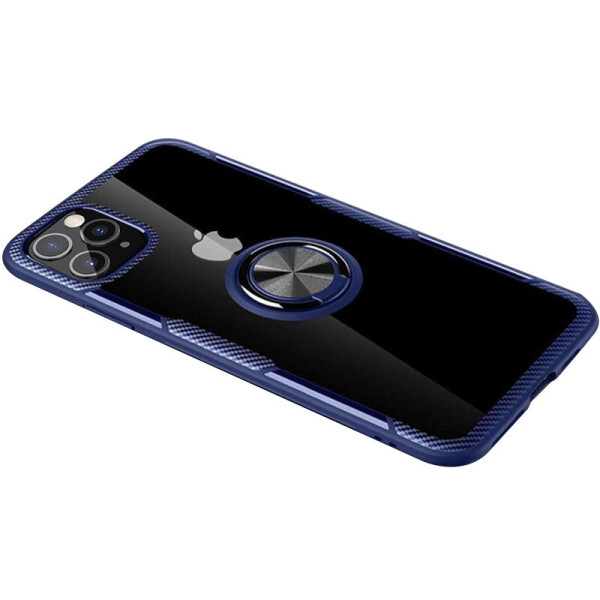 

TPU+PC чехол Deen CrystalRing for Magnet (opp) для iPhone 12 Max (Бесцветный / Синий) (930858)