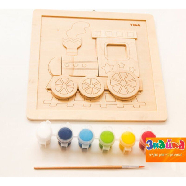 

Набор для творчества Viga Toys Своими руками. Паровозик