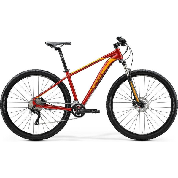

Велосипед Merida BIG.NINE 80 2020 / Рама 18 Glossy Sparkling Red(Orange)