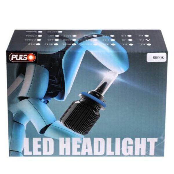 

Лампы PULSO J1/H3/LED-chips CSP/9-32v2*20w/4000Lm/6500K