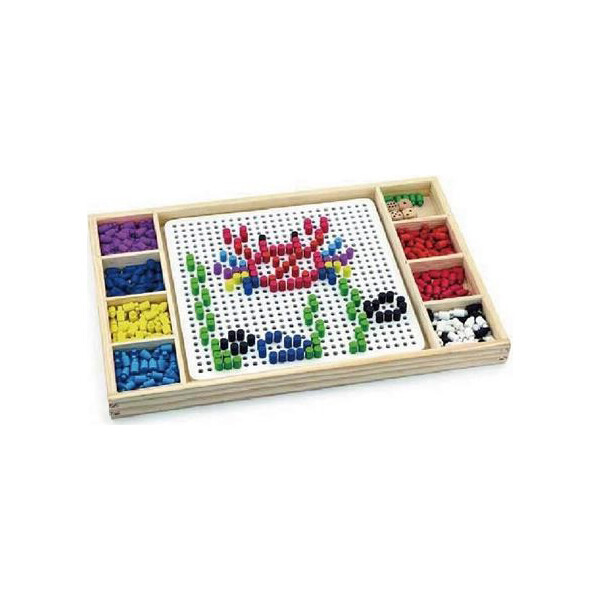 

Игра Viga Toys 2-в-1 Мозаика и лудо (59990)