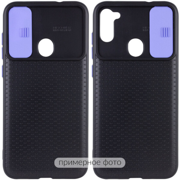 

Чехол Camshield Black TPU со шторкой защищающей камеру для Xiaomi Redmi Note 9 (Черный / Сиреневый) (931109)