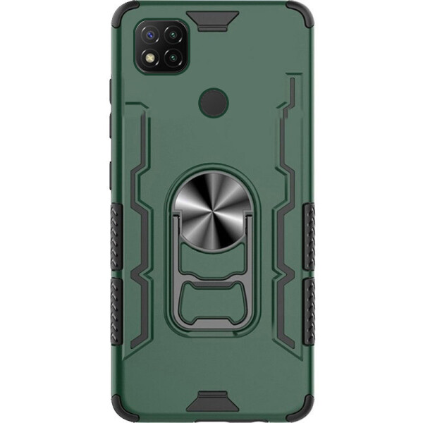

Ударопрочный чехол Beer Ring for Magnet для Xiaomi Redmi 9C (Темно-зеленый) (931058)