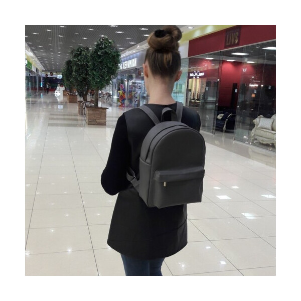

Женский рюкзак Sambag Brix BB графитовый