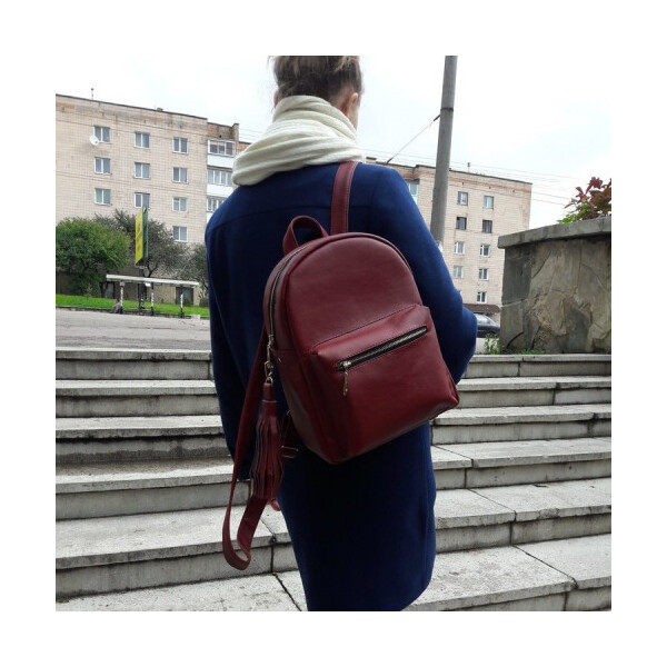 

Женский рюкзак Sambag Brix LF бордо