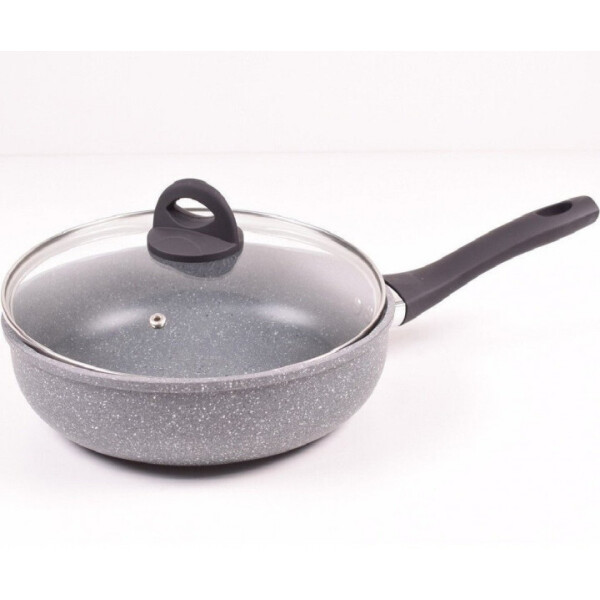

Сковородка Benson BN-494 24 см глубокая с крышкой с гранитным покрытием