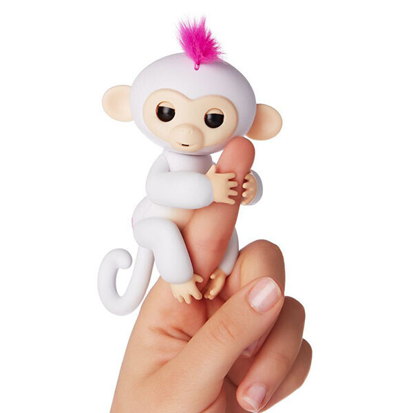 

Интерактивная обезьянка Fingerlings monkey Белая