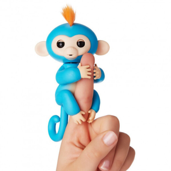 

Интерактивная обезьянка Fingerlings monkey Голубая