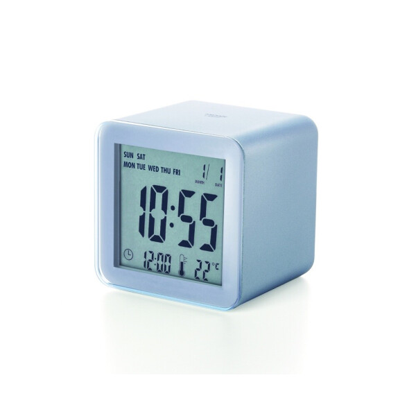 

Будильник Cube LCD, серый
