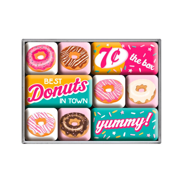 

Набор из 9 магнитов ""Donuts" Nostalgic Art (83092)
