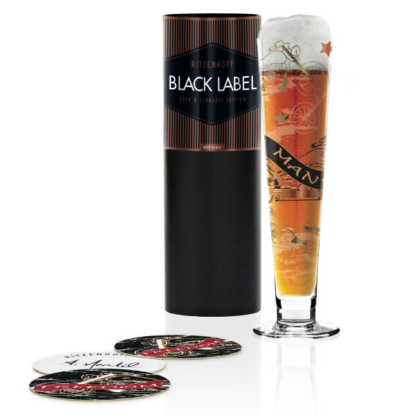 

Пивной бокал Black Label от Anissa Mendil