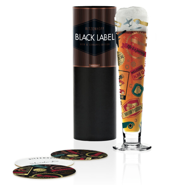 

Пивной бокал Black Label от Shinobu Ito