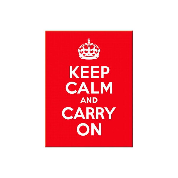 

Магнит 8x6 см "Keep Calm and Cerry On" Nostalgic Art (14291)