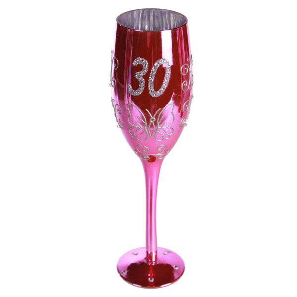 

Бокал для шампанского "Happy Birhday" 30