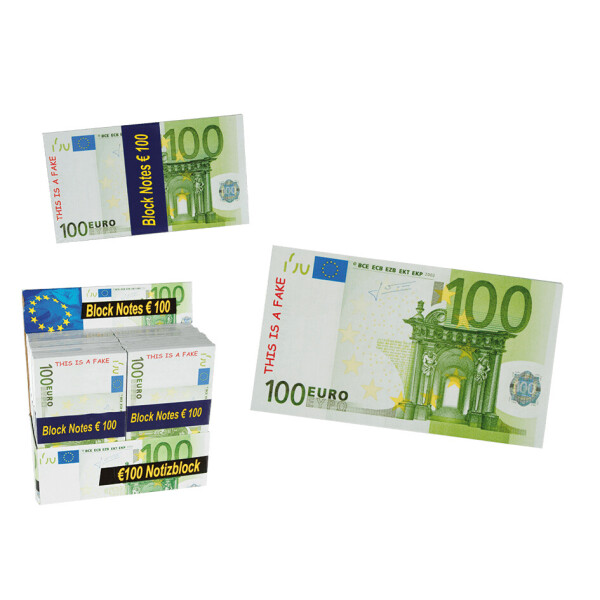 

Сувенирная купюра "100 евро" набор 100 шт.