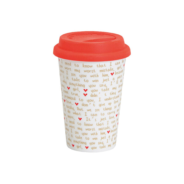 

Термокружка "Mug to go love", белая